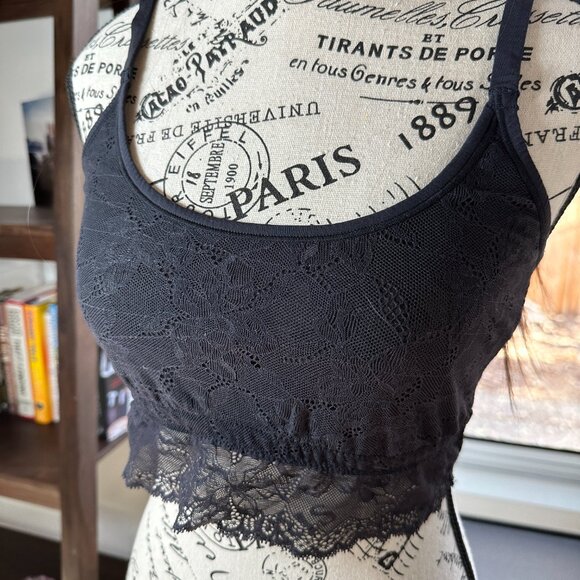 Etam French Bralette XL Black Lace - Lightly Lined - Soft & Stretchy - Picture 3 of 9